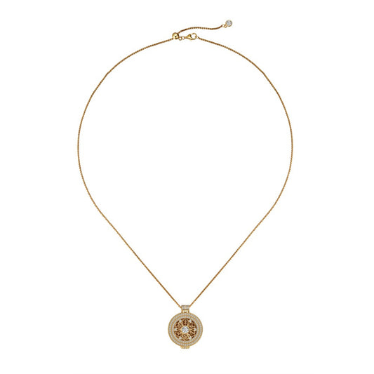 Heavy Industry Ancient Chinese Compass Necklace