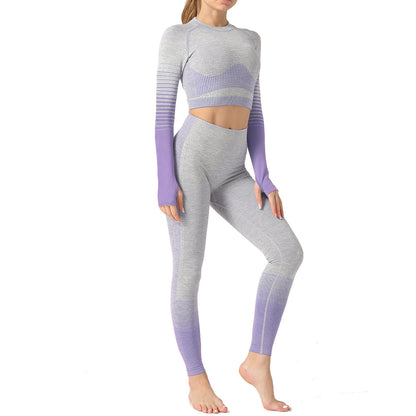 European and American seamless yoga suits