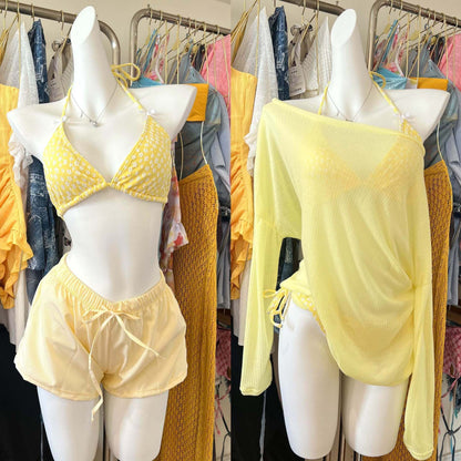 Wholesale Loose, Sun-protective, Modest Cover-up Bikini Sets