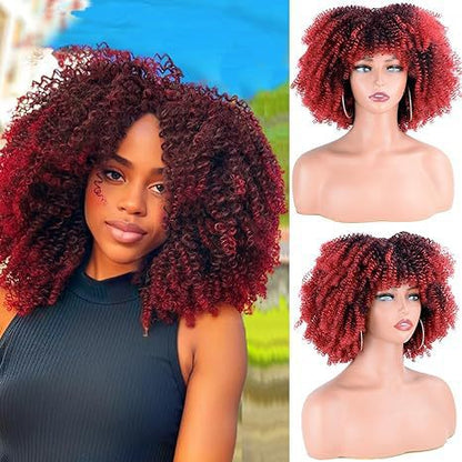 Womens Short Curly Wig