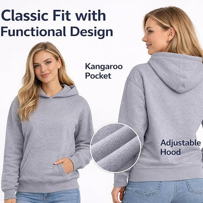 The Fancy Dress Hoodies for Women UK - Unisex Plain Pullover Hooded
