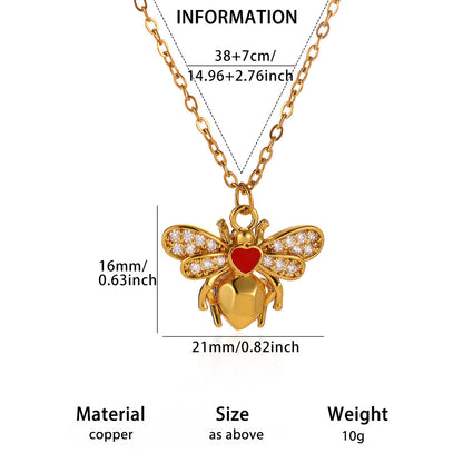 New Arrival Copper-Gilded Real Gold-Dipped Oil-Drop Spacer Bead Geometric Spider Pendant Necklace